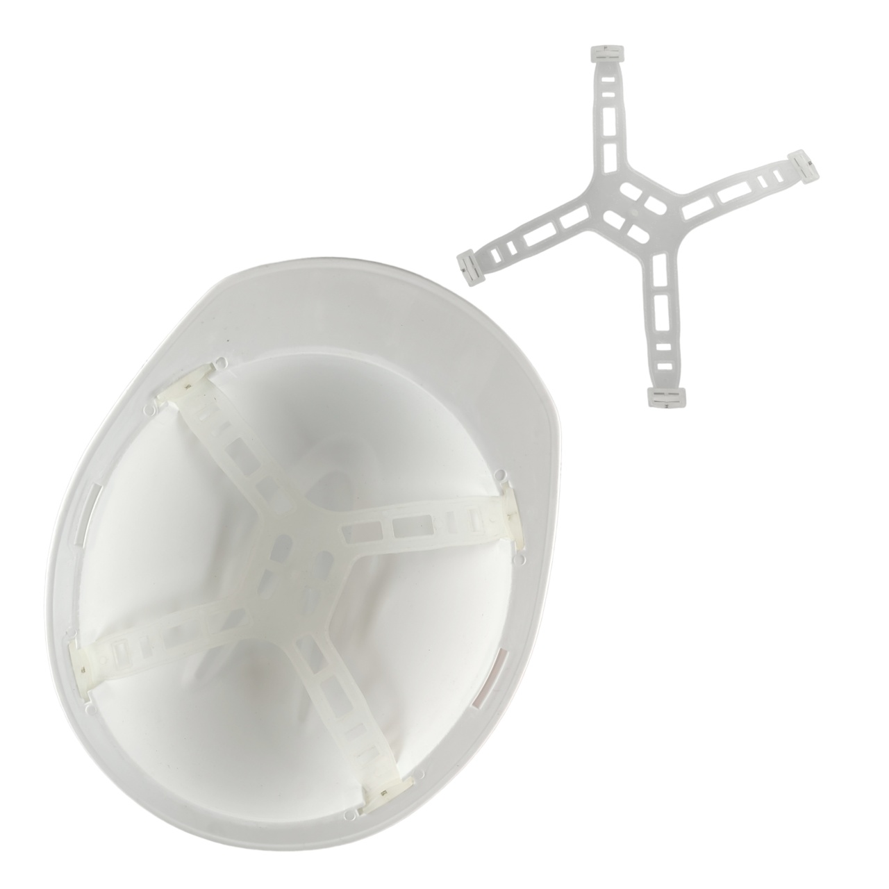 Каска защитная строительная, белая (2130) оптом