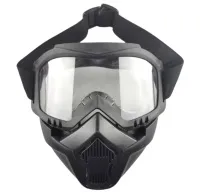 Маска-очки защитная, трансформер, прозрачная-2